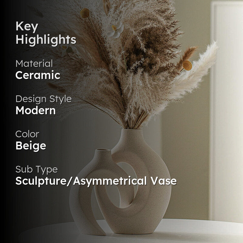 Knotique Ceramic Knot Vase - Set Of Two image 2