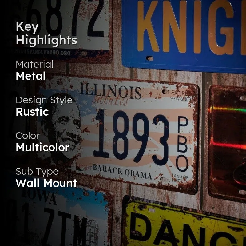 Illinois 1893 Metal Wall Accent media 2