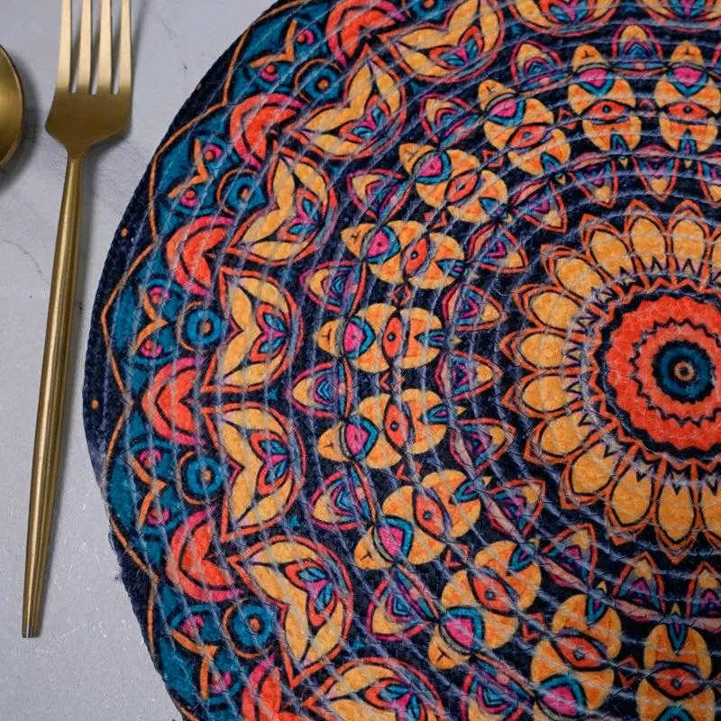 Mandala Heritage Jute Table Mat - Set Of Two media 5