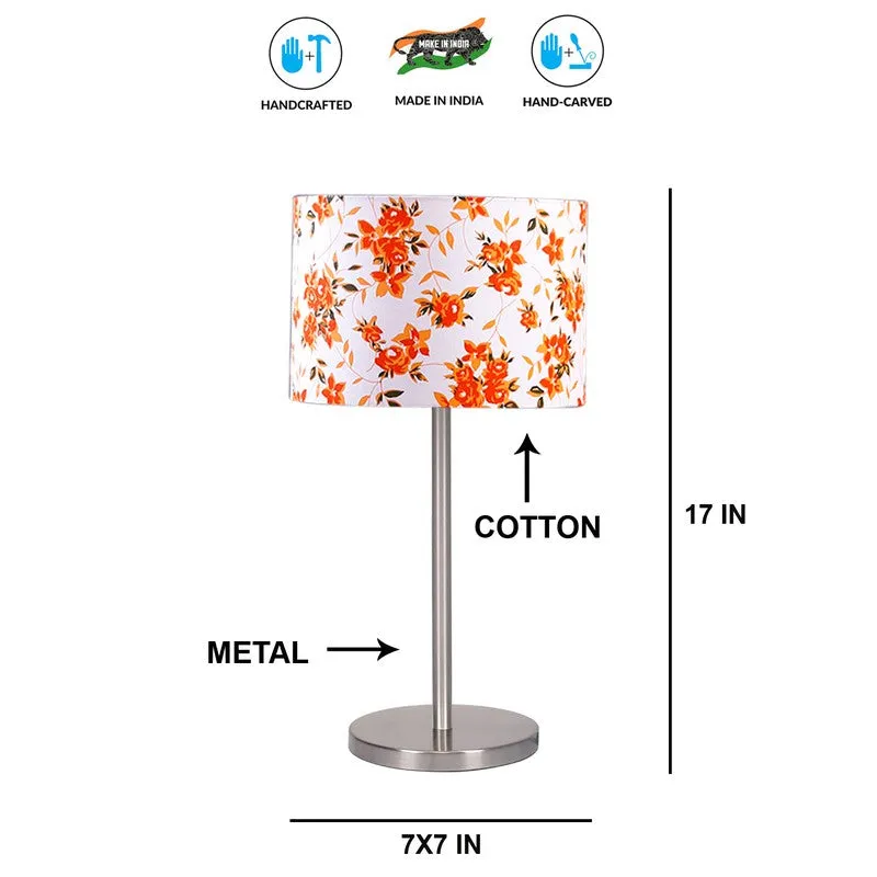 Noctra Glow Floral Metal Table Lamp media 8