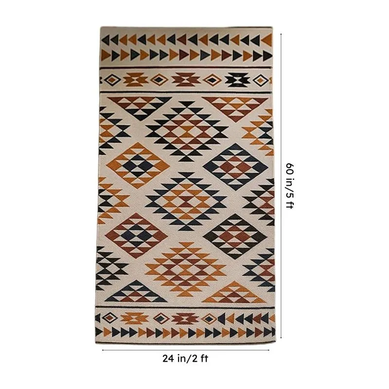 Boho Tribal Patter Cotton Runner Rug media 8