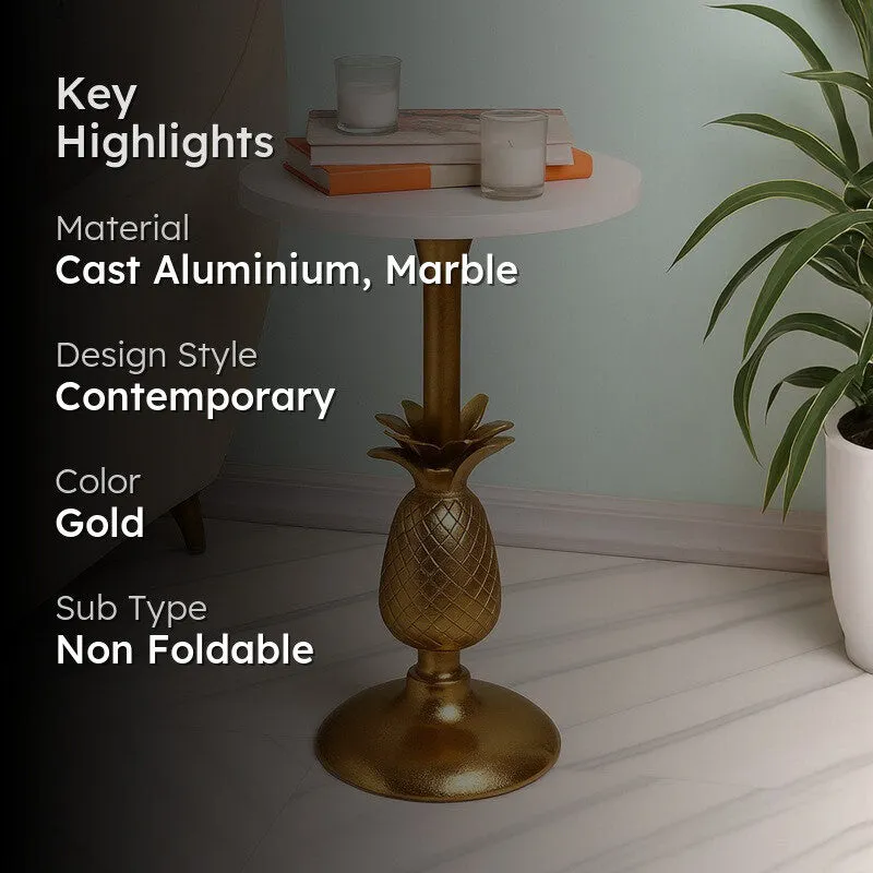 Novara Accent Table - Gold media 2