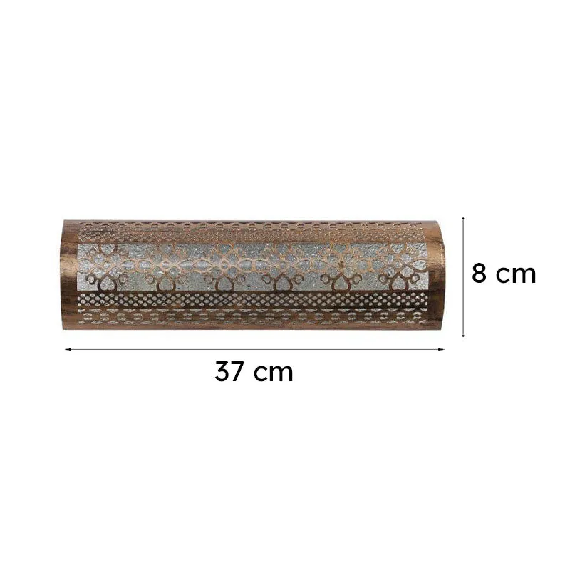 Ethnic Gleam Glass Wall Lamp media 5