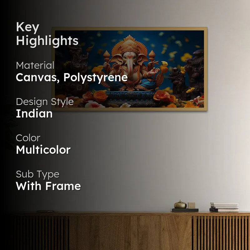 Vinayak Vajra Wall Painting With Frame media 2