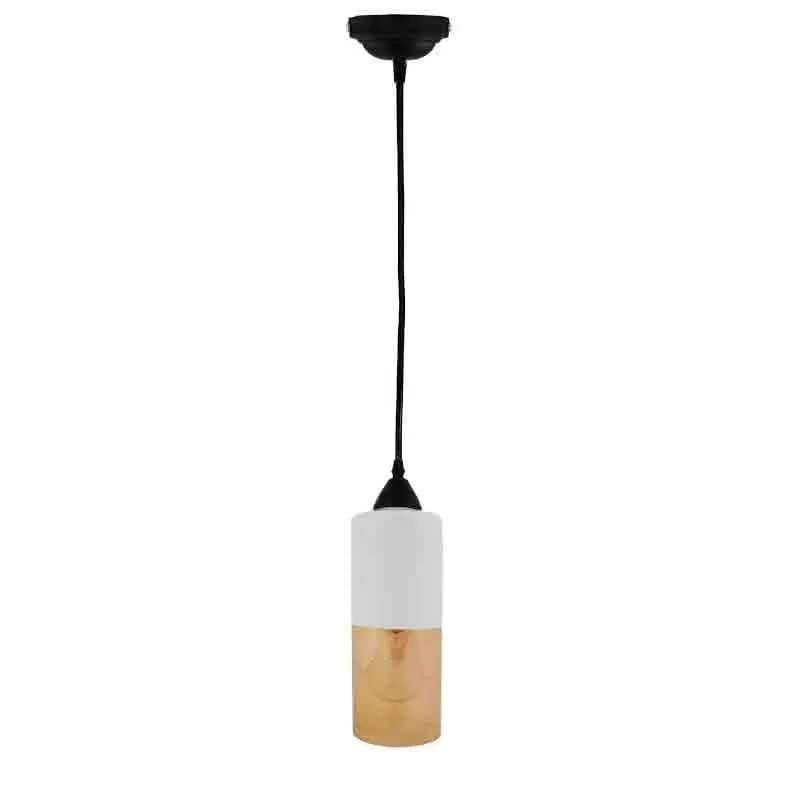 Capsule LED Glass Ceiling Lamp - White media 4
