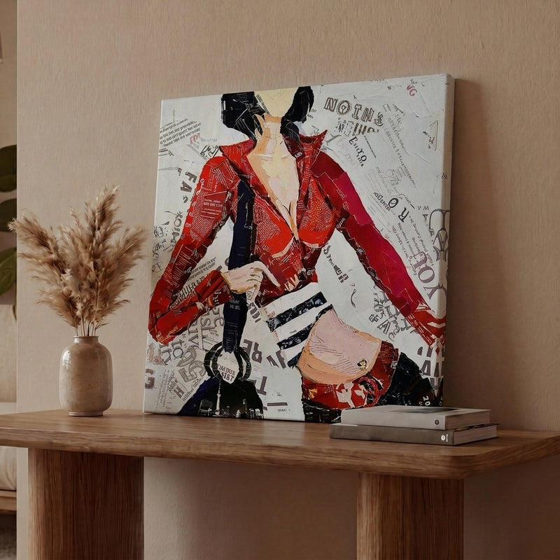 Fashion Street Canvas Wall Painting