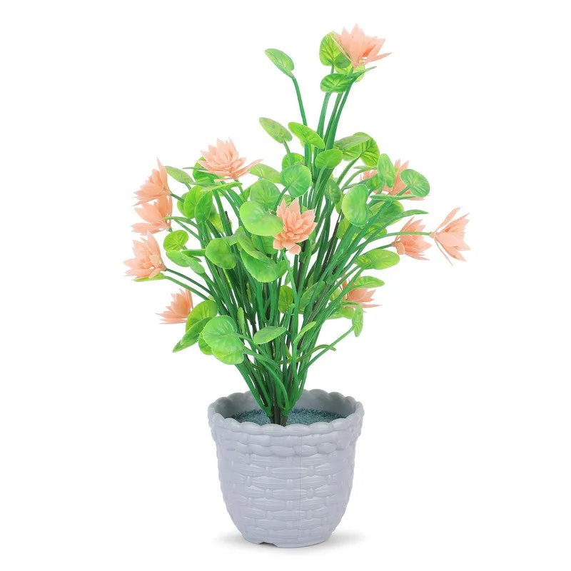 Emoflux Artificial Plant With Plastic Pot - 1.2 Feet media 4