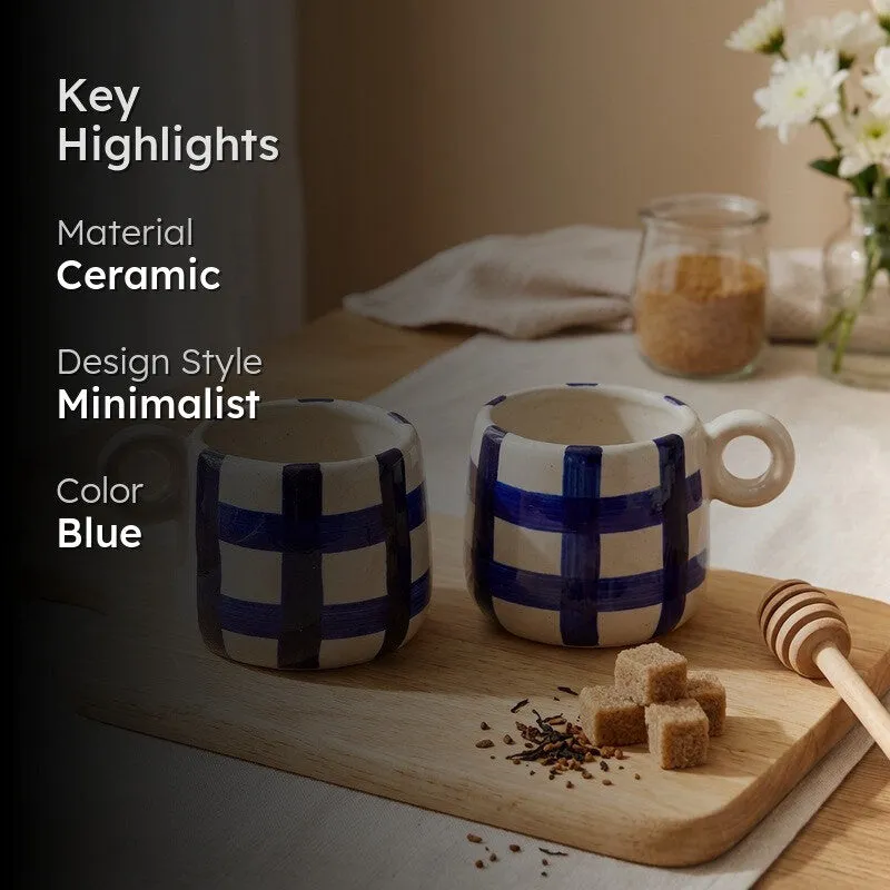 Brewline Ceramic Coffee Mug (300 mL Each) - Set Of Two media 2