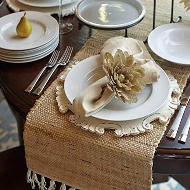 Simona Handwoven Jute Table Runner media 3