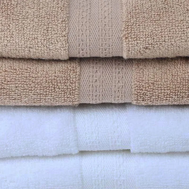 Miorah Hand Towel (Brown & White) - Set Of Four media 4