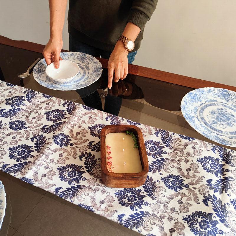 Yarley Flora Poly Canvas Table Runner media 4