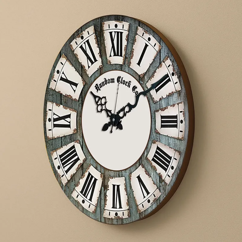 Oakspire Wood Analog Wall Clock media 3
