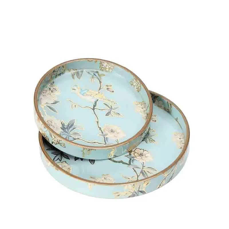 Chirpy Circular Serving Tray - Set Of Two media 6