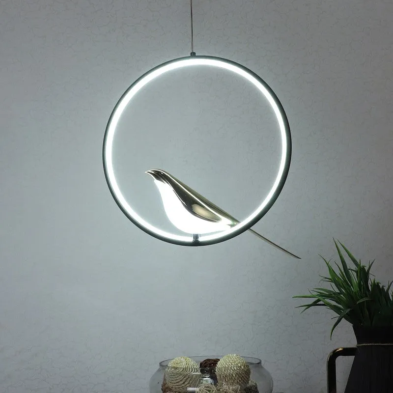 Irayra Bird Iron & Acrylic Wall Lamp media 5