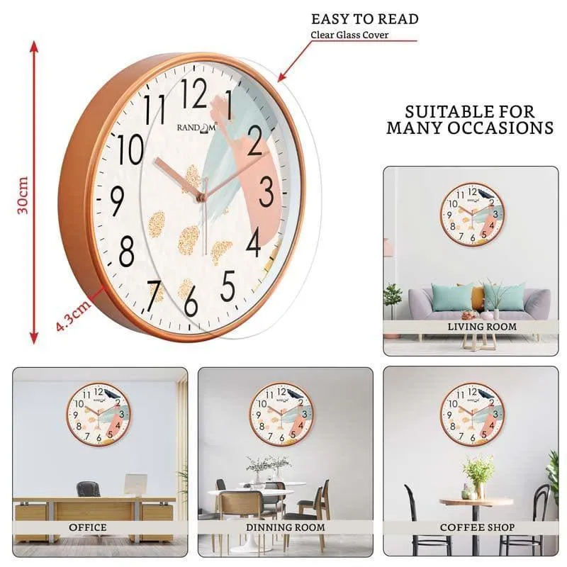 Abstract Art Wall Clock media 4