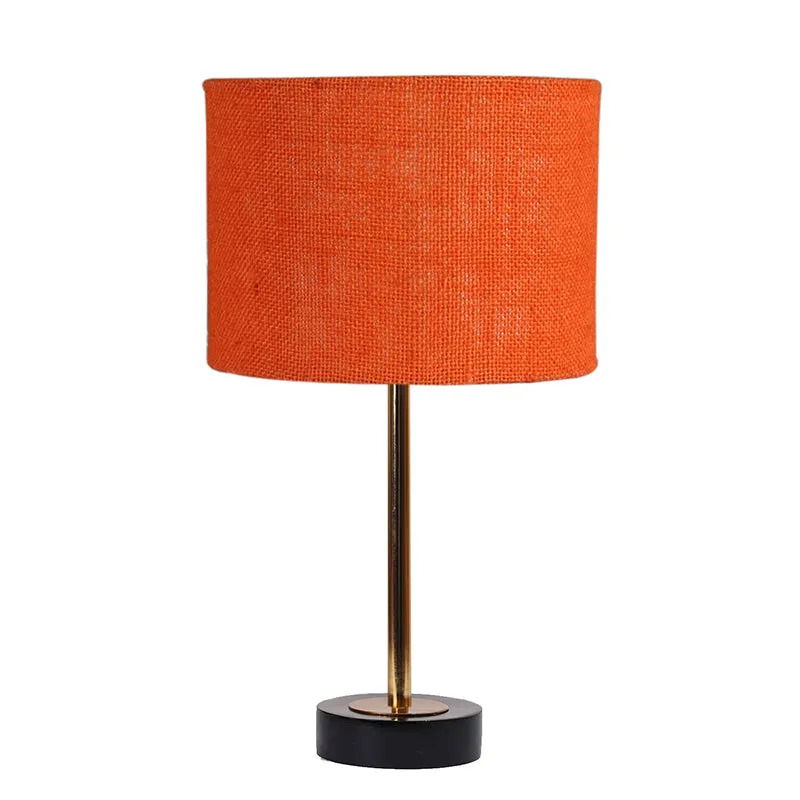 Sienna I Rodin Wooden Table Lamp - Orange,Gold,Black media 4