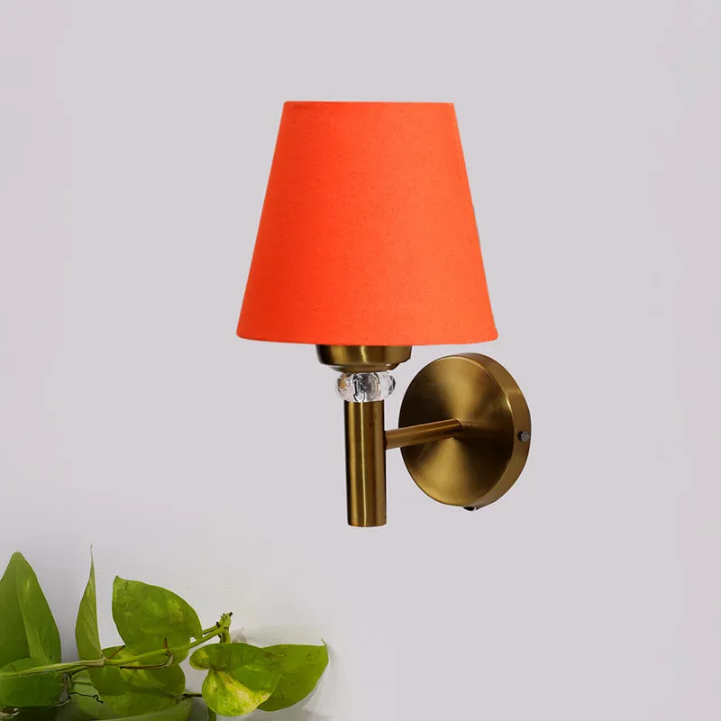 Aquilla Steel & Cotton Wall Lamp - Orange media 3