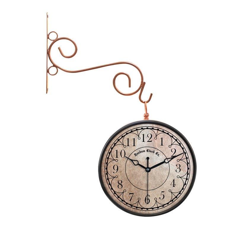Benton Double Sided Vintage Station Clock media 3