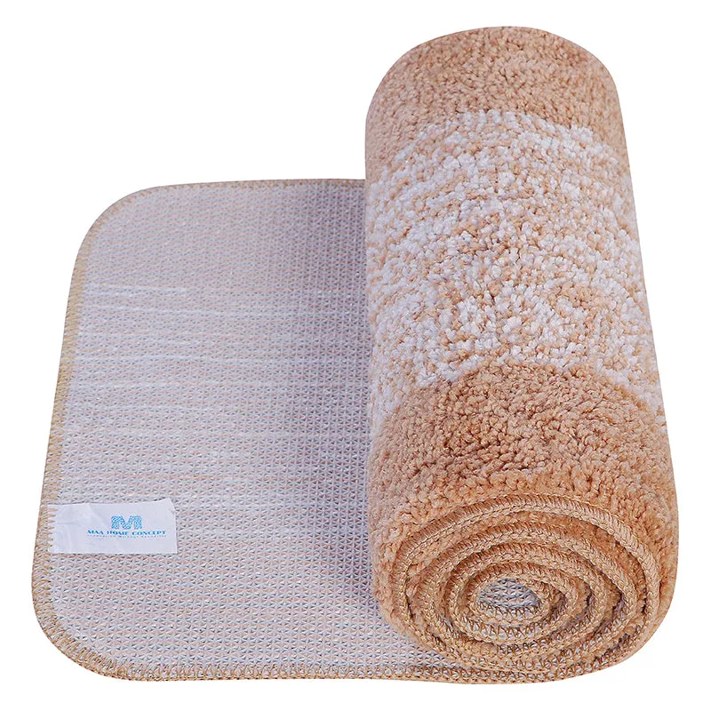 Marvis Anti Skid Bath Mat (Beige) - Set Of Four media 5