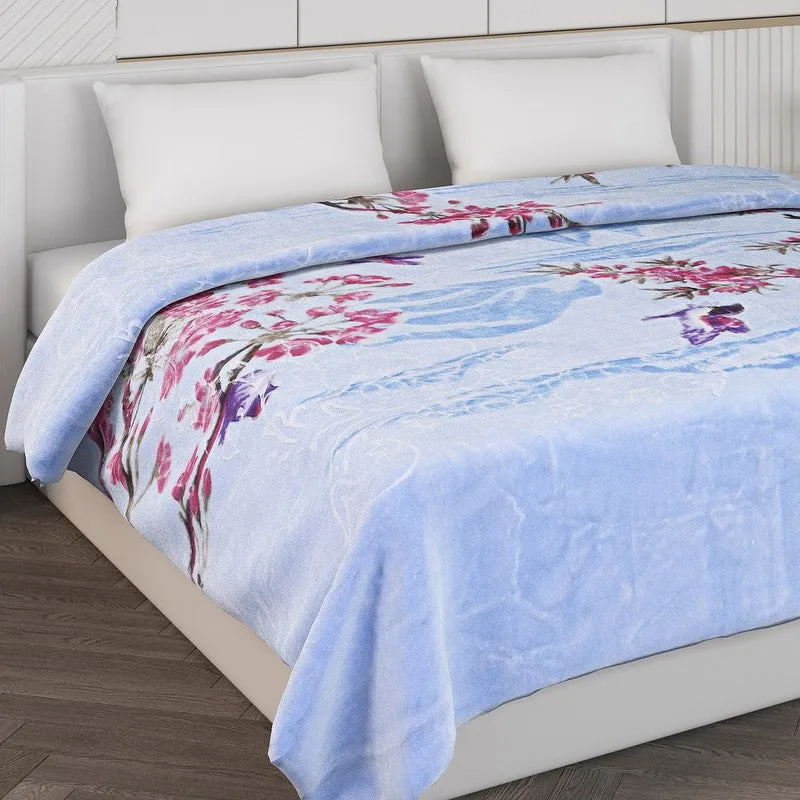 Monte Carlo Azure Blossom Blanket - 850 GSM media 5