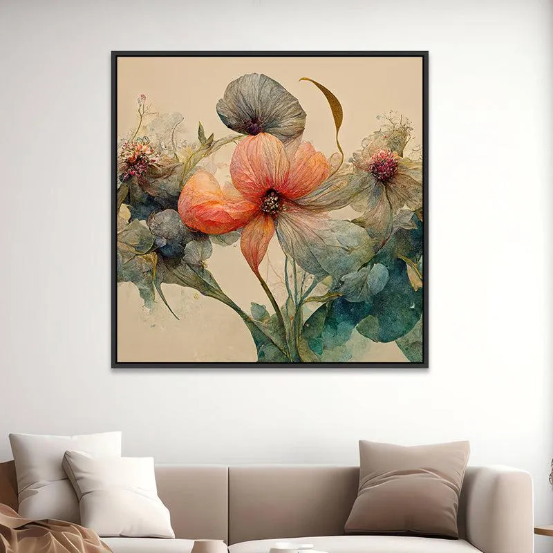 Abstract Bloom Bunch Wall Painting media 1