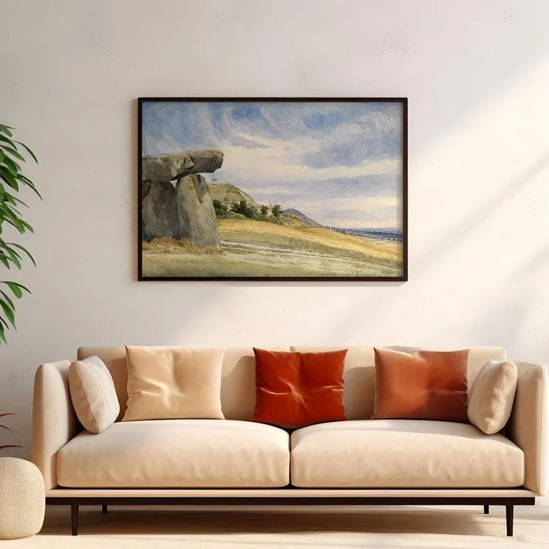 Kent Megolithic Canvas Wall Painting - Black Frame media 4