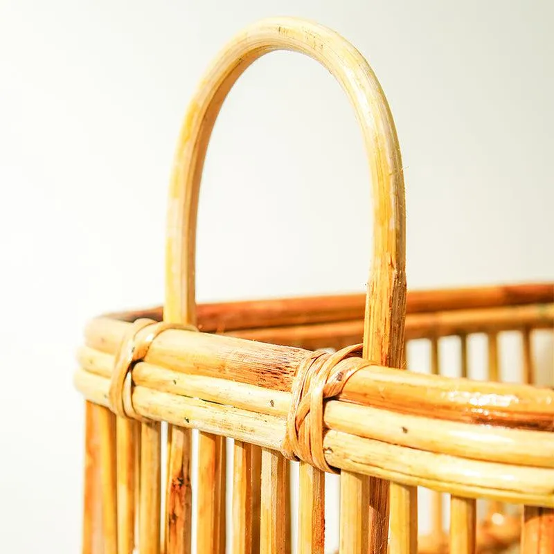 Mara Rattan Laundry Basket media 3