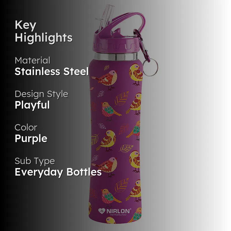 Chripy Print Sipper Water Bottle - 750 mL media 2