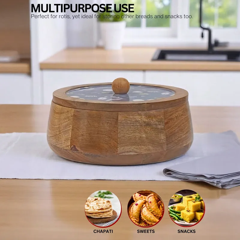 Rasva II Wood Roti Box - Blue media 4