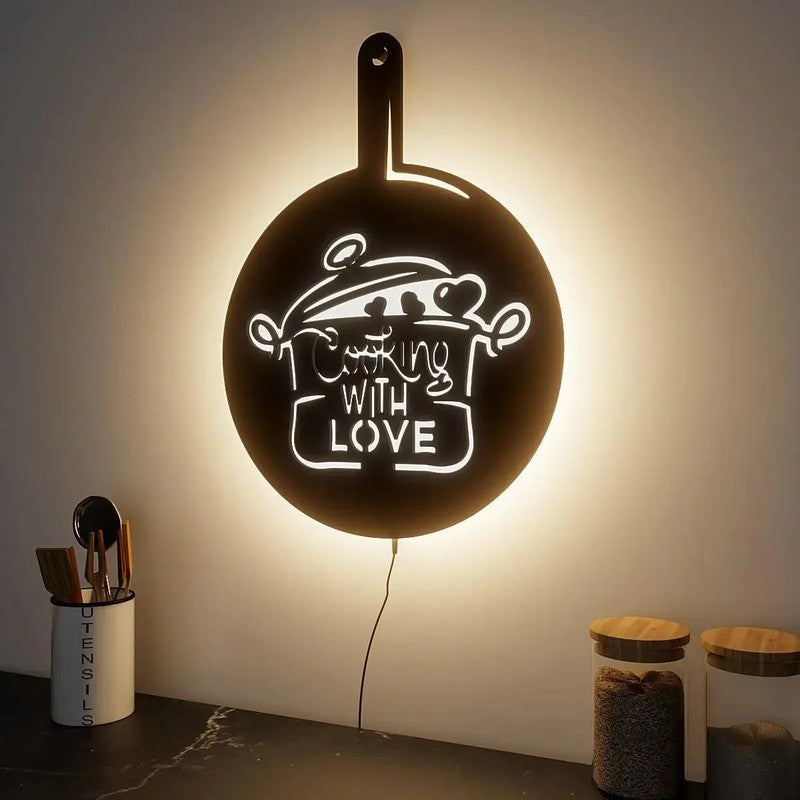 FlavorFrame Backlit MDF Wall Accent media 4
