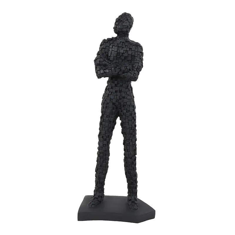 Stance Of Confidence Resin Showpiece - Black media 3