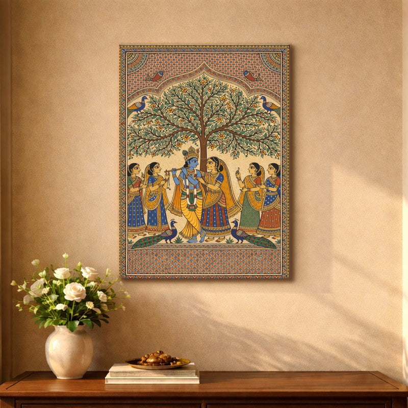 Radha Krishna Canvas Wall Art & Paintings media 5
