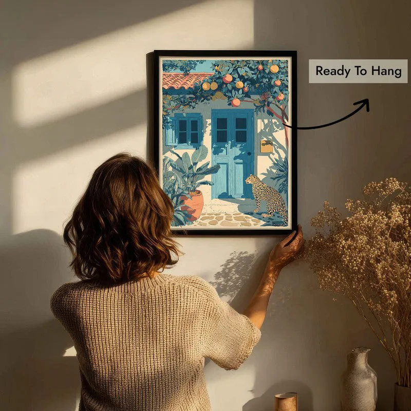 Artful Jungle Canvas Wall Painting - Black Frame media 7