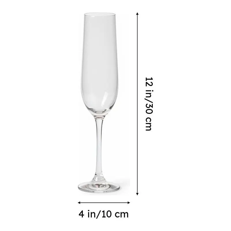 Classic Bohemia Crystal Champagne Flute - Set of Six media 8