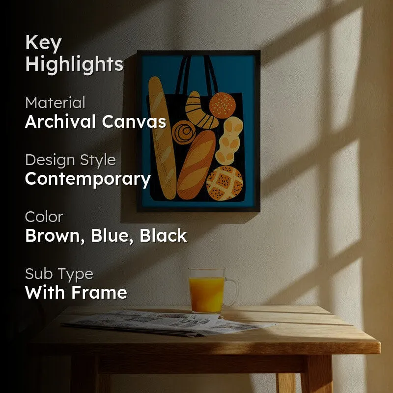 BreadClassics Archival Canvas Wall Art - Black media 2