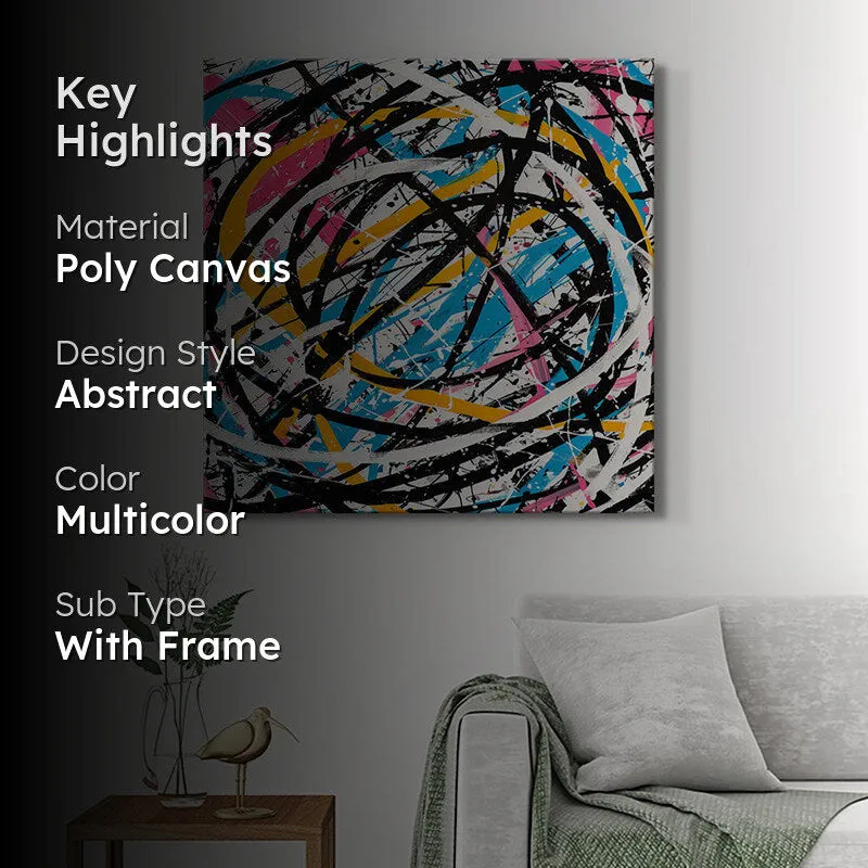 Abstract Lines Wall Painting media 2