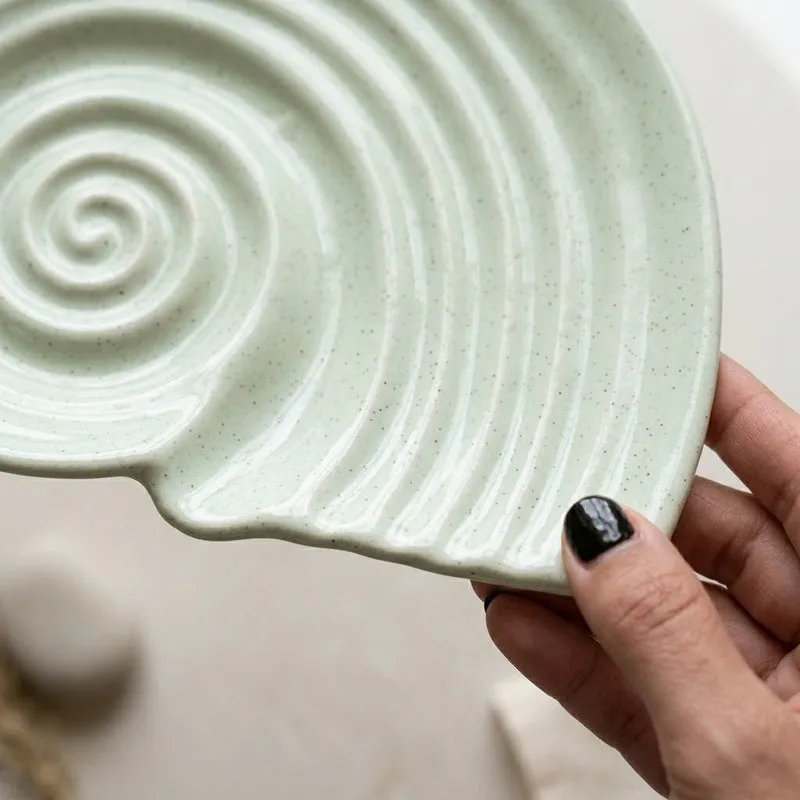 Lemongrass Spirno Handmade Ceramic Platter media 2