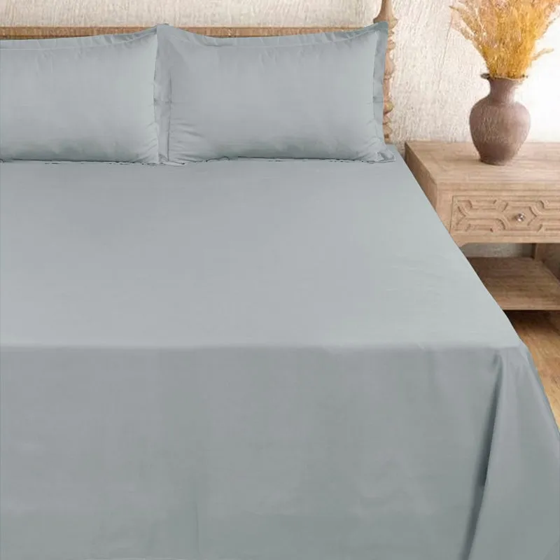 Cloud Drift Microfiber Bedsheet (Grey) - 140 GSM media 3