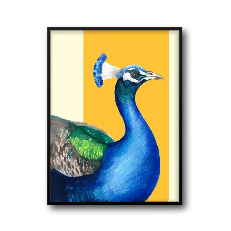 Neela Mayura Halo Archival Paper Wall Art With Frame media 5
