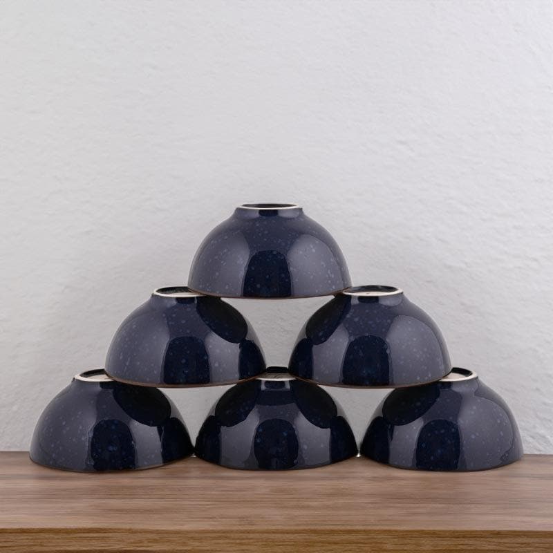 Rustic Ocean Bowls - Set Of Six