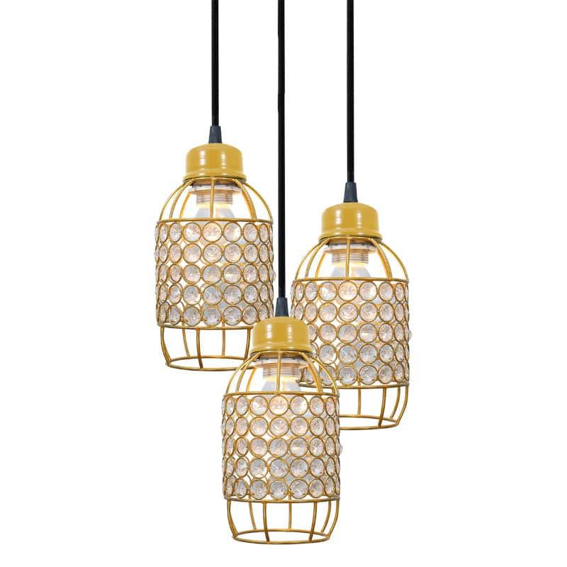 Celine Cluster Pendant Lamp - Gold media 4