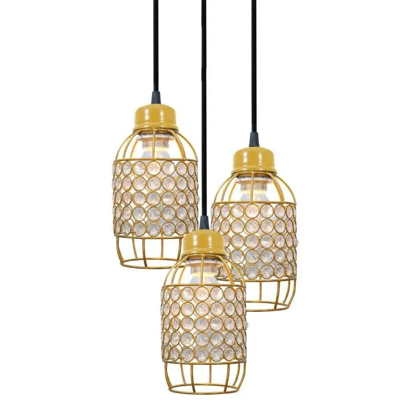 Celine Cluster Pendant Lamp - Gold media 4