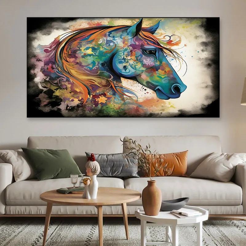 Mystic Stallion Canvas Wall Painting media 1