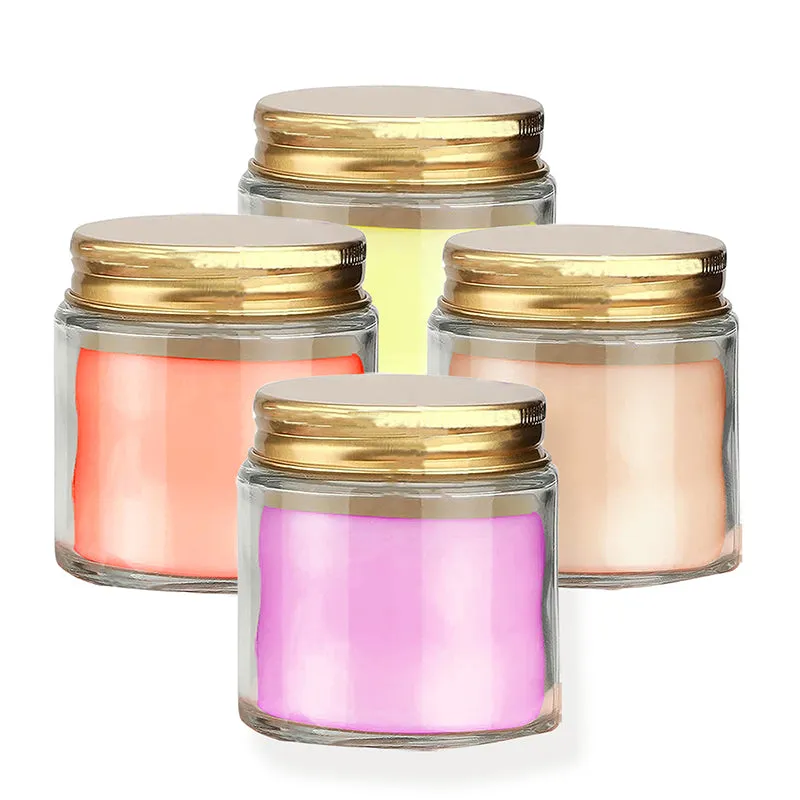 Geode Scented Candle (Lavender/Lemongrass/Coffee/Cinnamon) - Set Of Four media 5