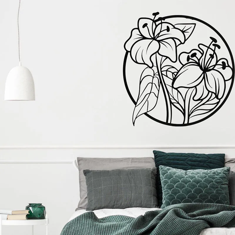 Bloom Black Iron Wall Accent media 1