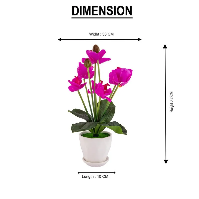 AarviDecor Vivid Bloom Silk Artificial Plants media 9