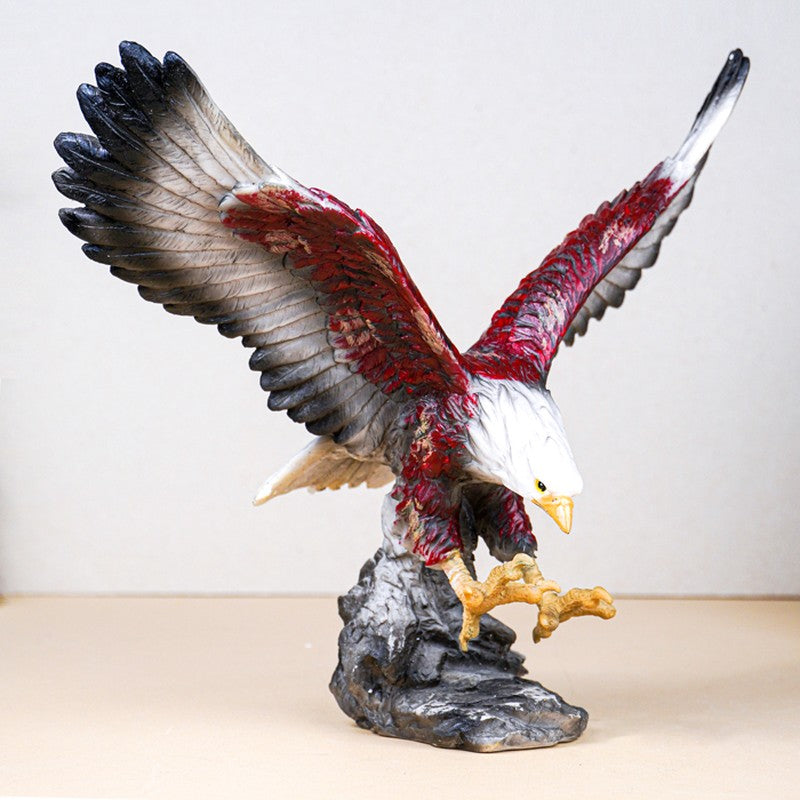 Flying Eagle Figurine Showpiece - Multicolor media 6