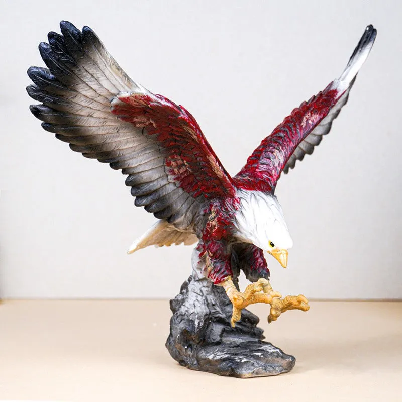 Flying Eagle Figurine Showpiece - Multicolor media 6