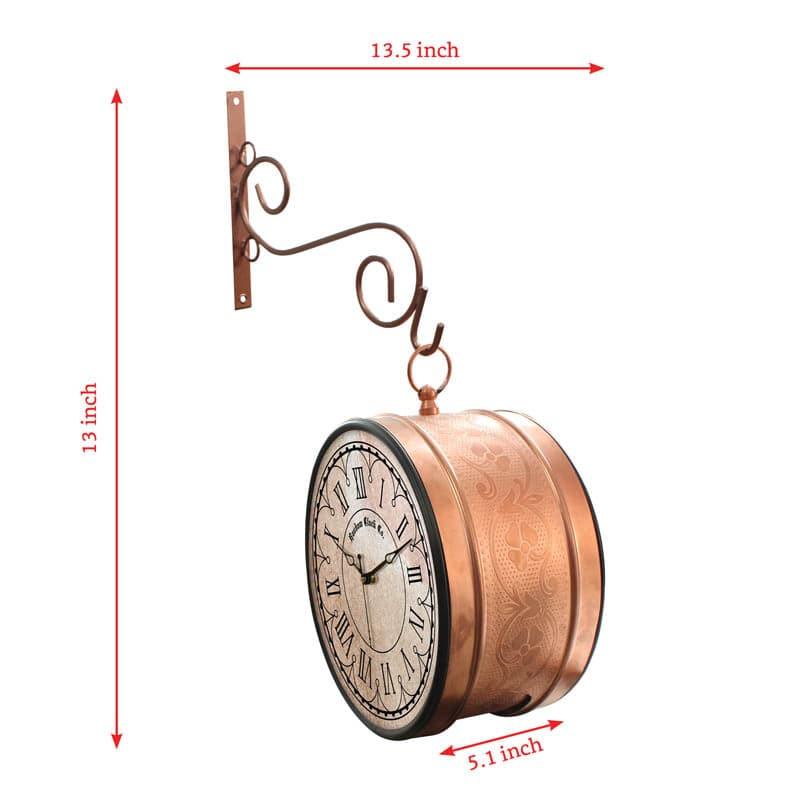 Benton Double Sided Vintage Station Clock media 7