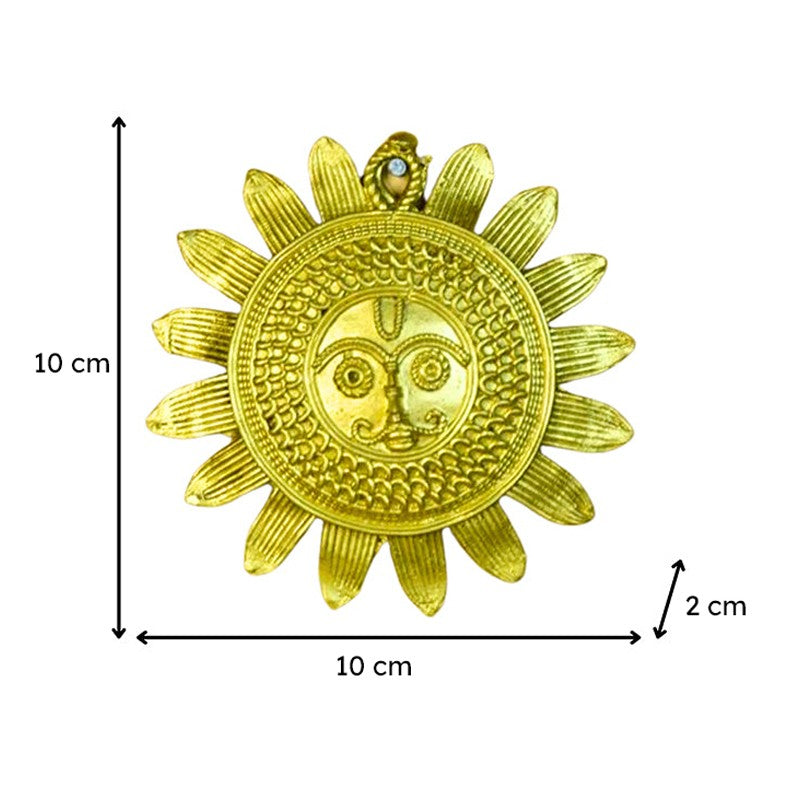Surya Radiance Brass Wall Accent media 10